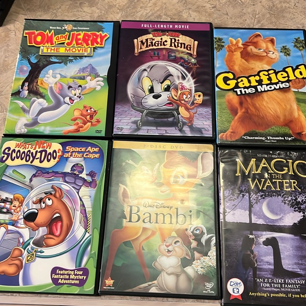 Kids dvd set of “6”